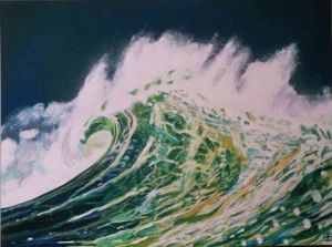 Voir le détail de cette oeuvre: vague verte